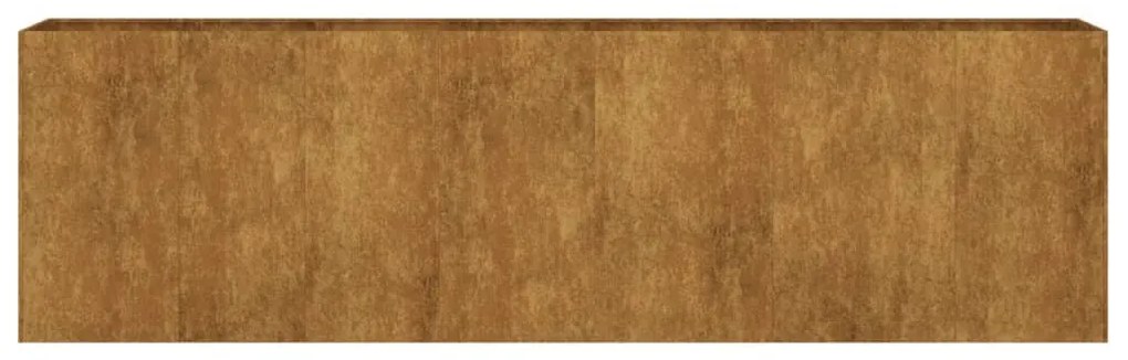 corten acél kerti magaságyás 280x40x80 cm