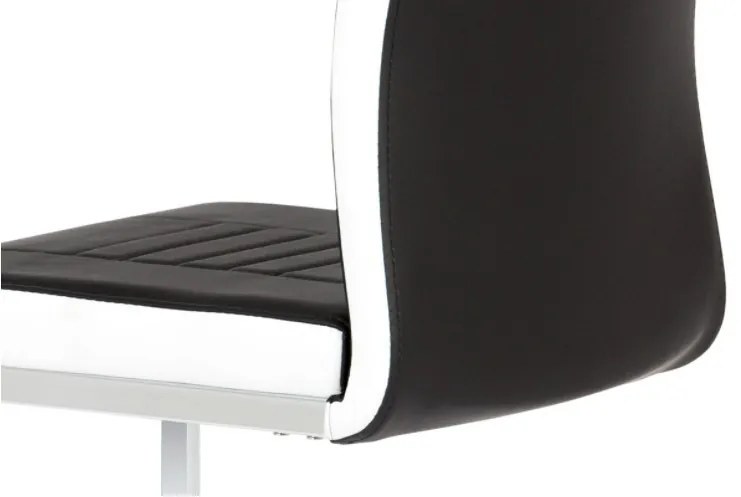 Scaun modern cu bază de sanie negru Dcl-406