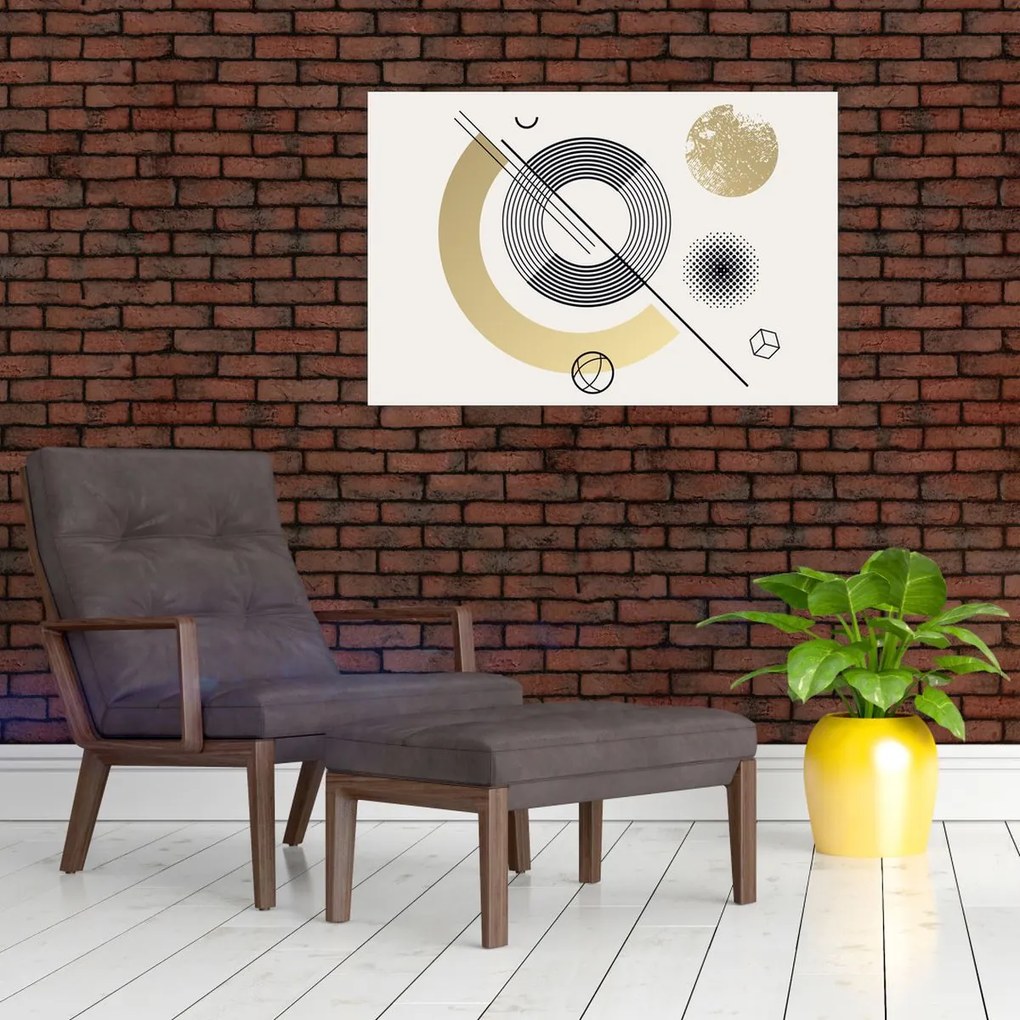 Kép - Geometriai formák N⁰2 (90x60 cm)