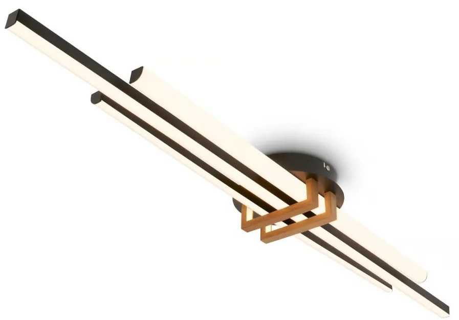 Brilo - TINKA LED mennyezeti lámpatest 30W/230V 3000K fekete