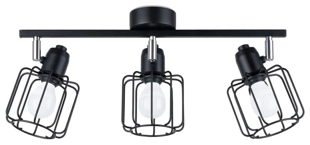 Sollux SL.1116 - Spotlámpa BELUCI 3xE14/40W/230V fekete