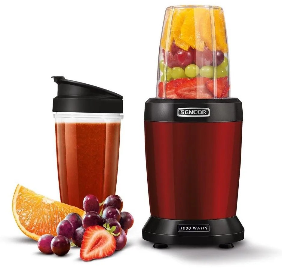 Sencor - Smoothie nutri turmixgép 1000W/230V piros