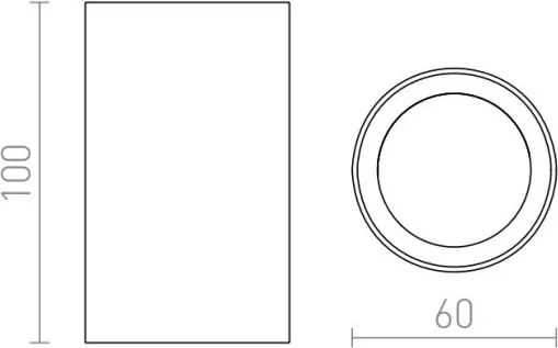 RED - Design Rendl - R12667 - Spotlámpa GAYA 1xGU10/35W/230V fehér