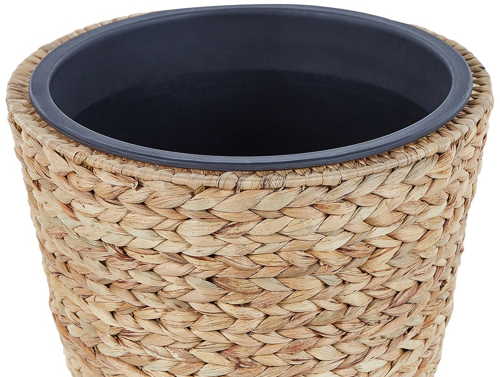 Vízijácint virágtartó háromdarabos szettben 28/37/47 cm PLAKA Beliani