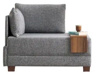 TULA szürke balos sarokfotel