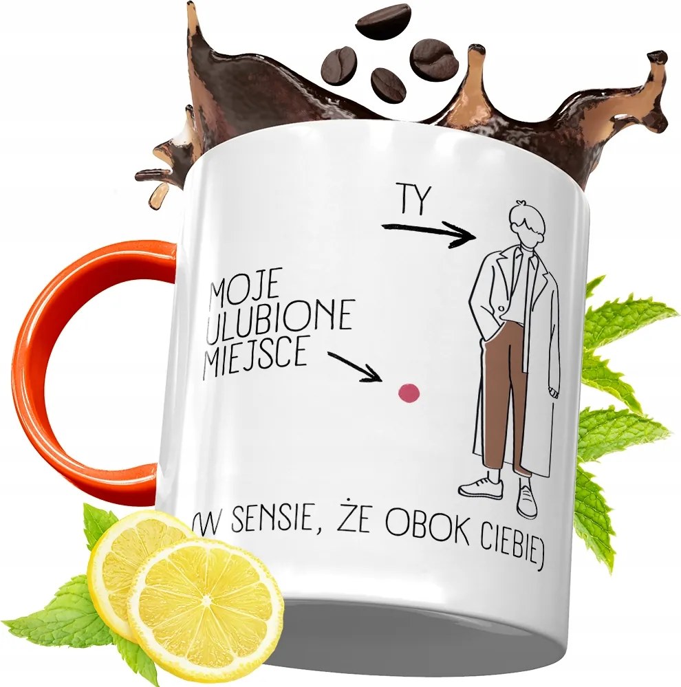 Narancssárga Bögre Fiúnak Tökéletes Ajándék fényképes nyomattal