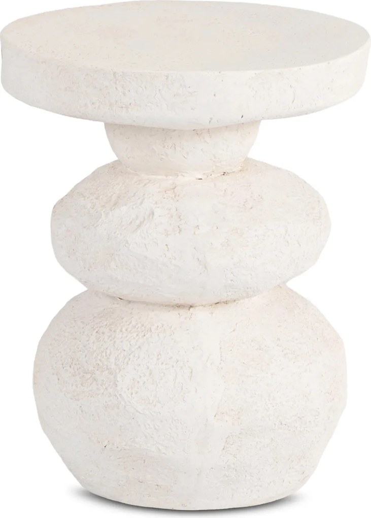 Modern dohányzóasztal LOVI 41 cm, krémbézs