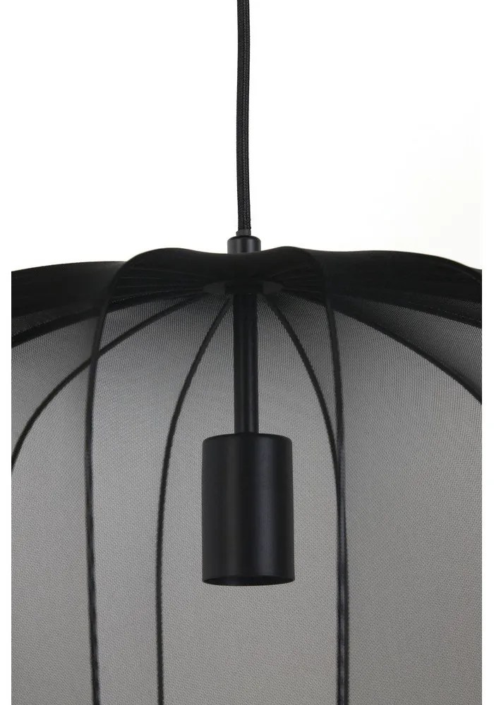 Fekete mennyezeti lámpa ø 50 cm Plumeria – Light &amp; Living