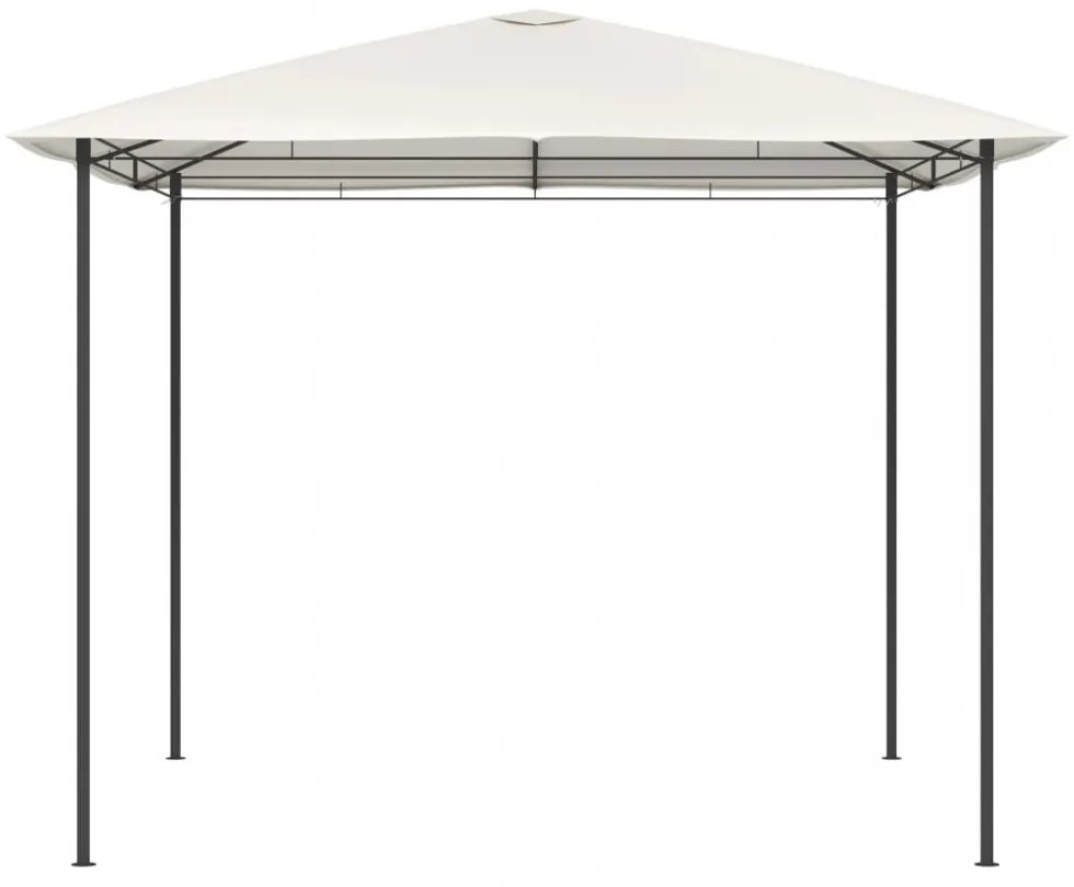krémszínű pavilon 3 x 3 x 2,6 m 160 g/m²