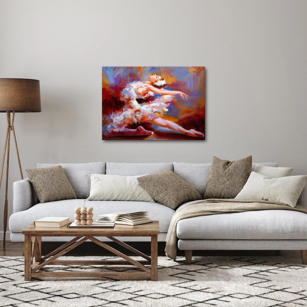 Kép - Balerina, festmény (70x50 cm)