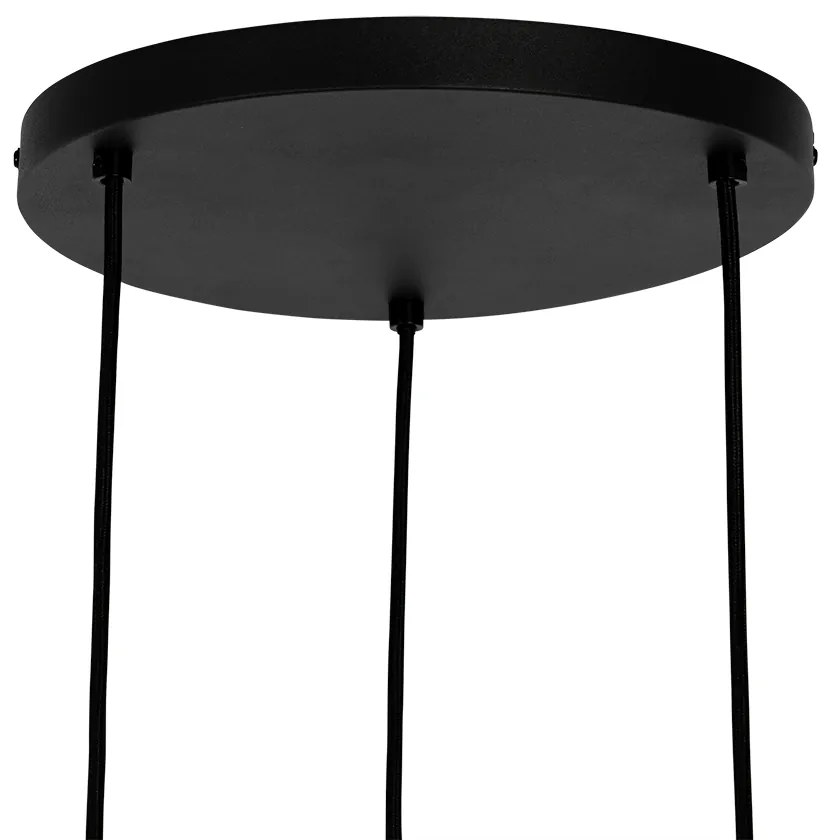 Keleti függőlámpa bambuszból 3-lámpás - Yvonne