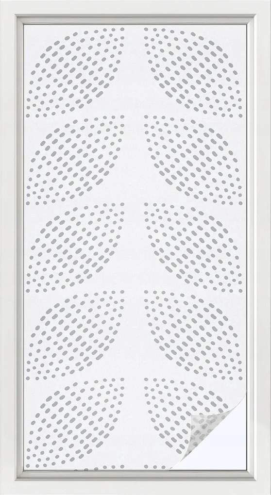 Ablakfólia Szélvédő Adatvédelem Pöttyös levelek 50x100 cm