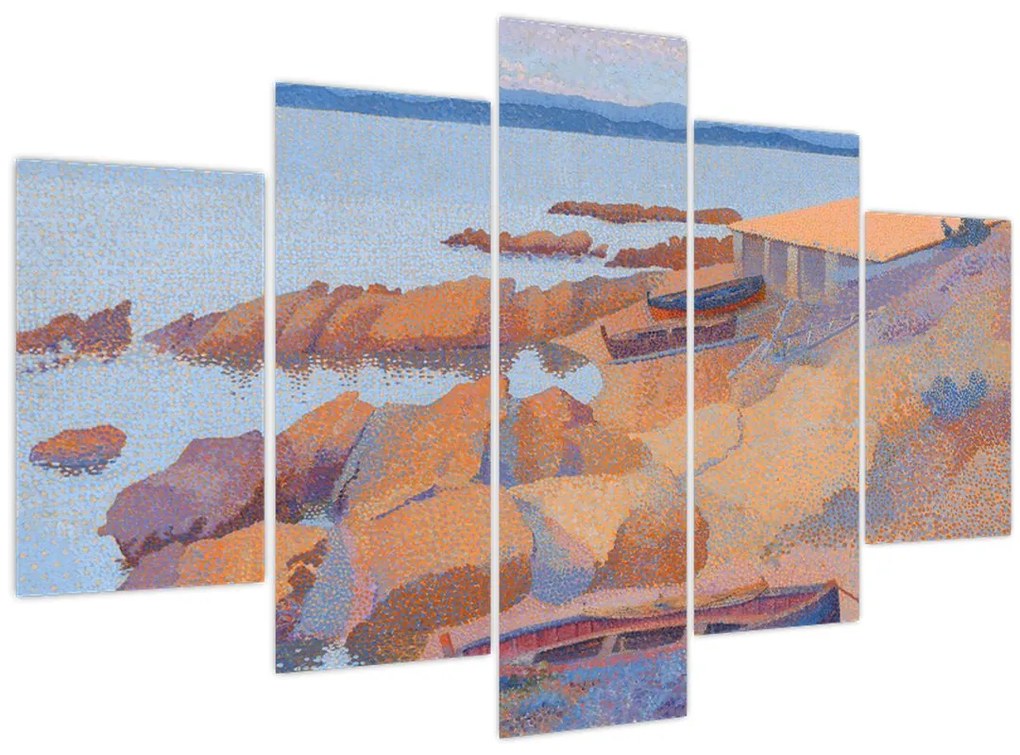 Kép - Henri Edmond Cross, Calanque des Antibois, reprodukciók (150x105 cm)