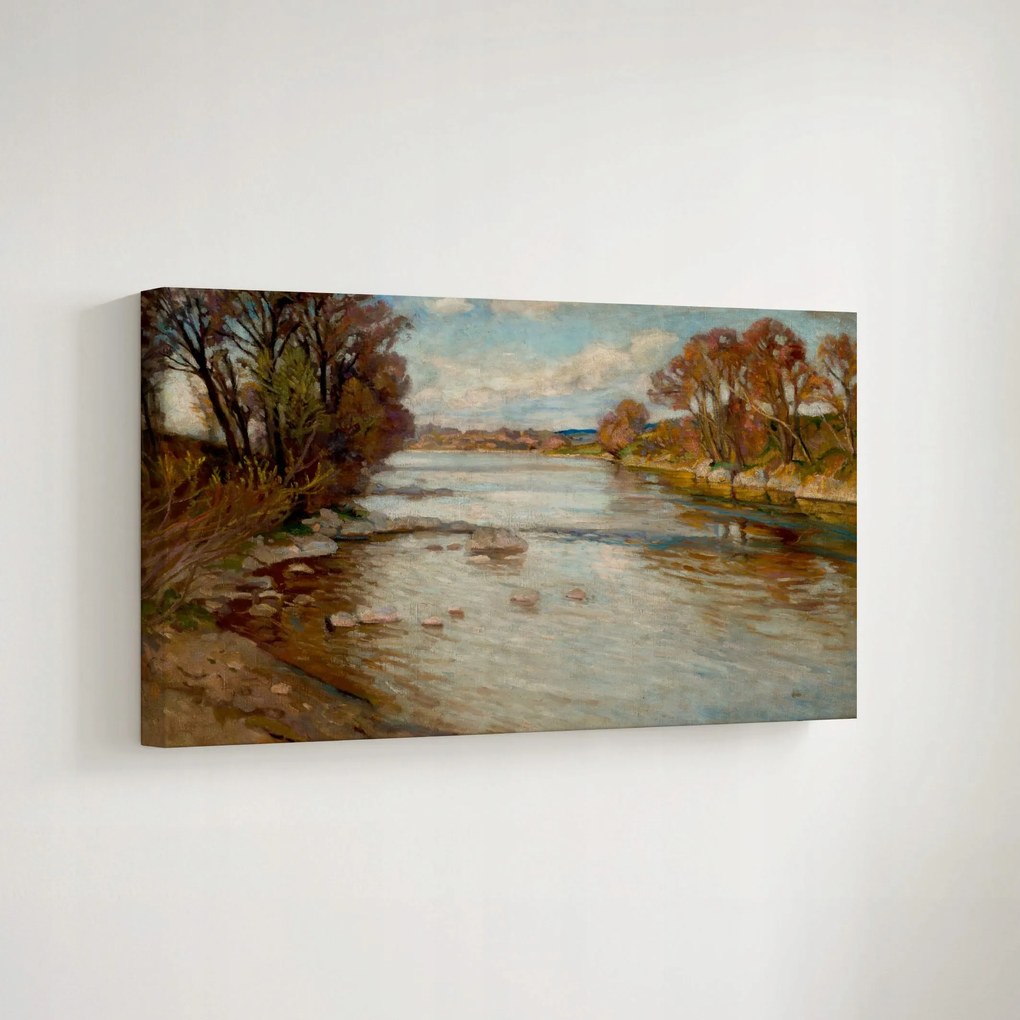 Vászonkép "Duna a sáfárban ” Stefan Filipkiewicz 1922. 70x50cm