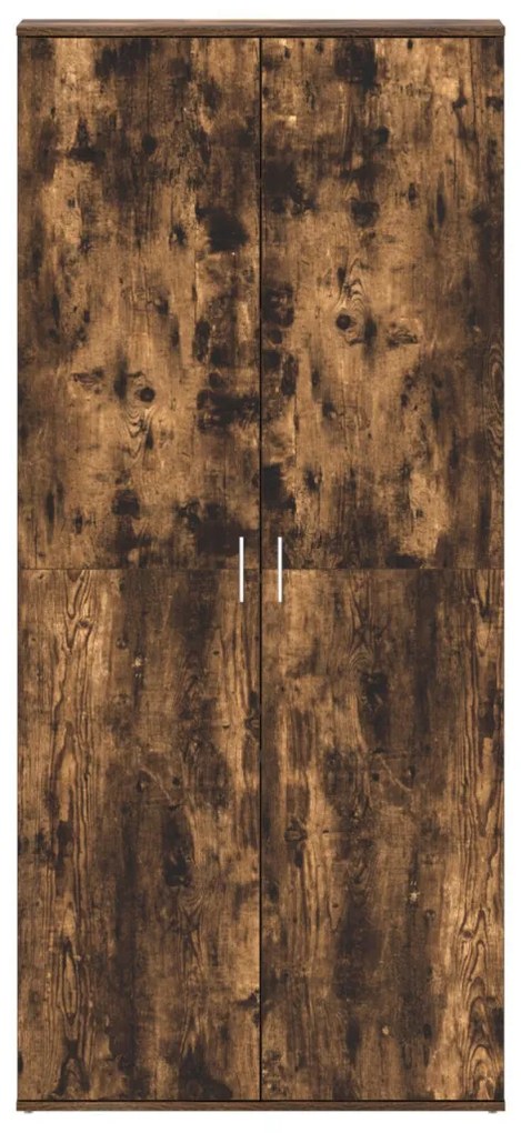 Cipőszekrény Füstölt Tölgy 80x39x180 cm Szerelt Fa