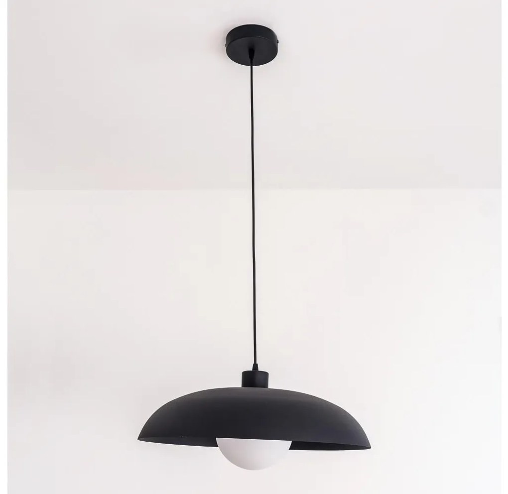 ECLIPSE kábeles függőlámpa 1xE27/15W/230V fekete