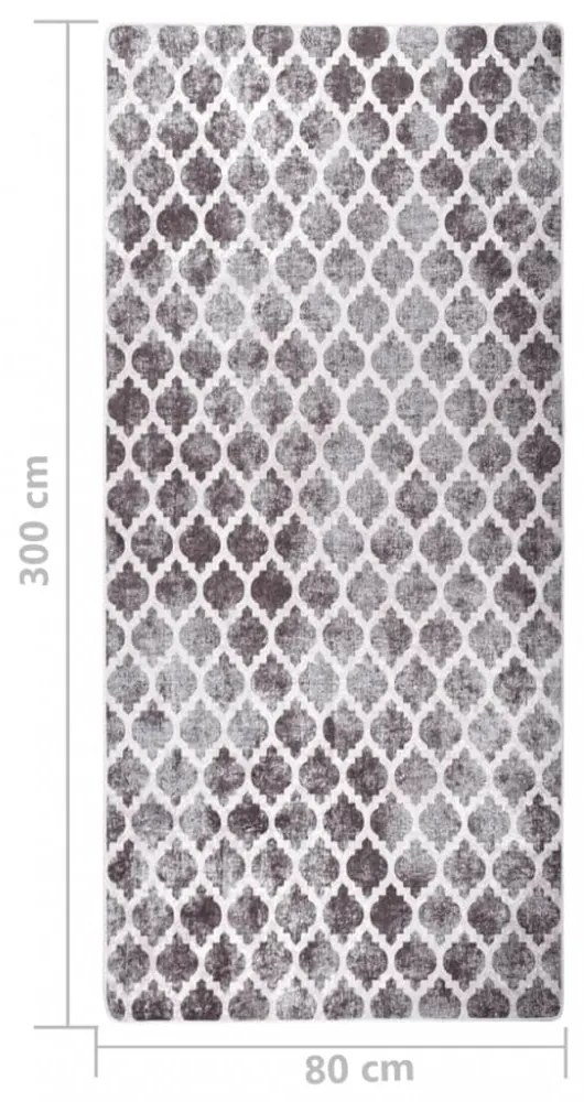 többszínű csúszásmentes mosható szőnyeg 80 x 300 cm
