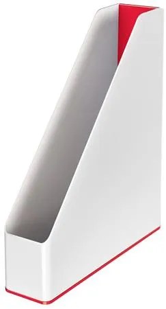 Iratpapucs, műanyag, 73 mm, kettős színhatású, LEITZ Wow, piros (E53621026)