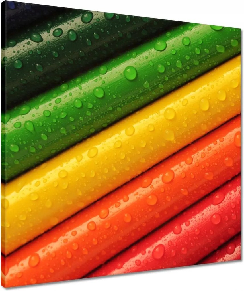 Vászonkép 50x50 Színes ceruzák Színek