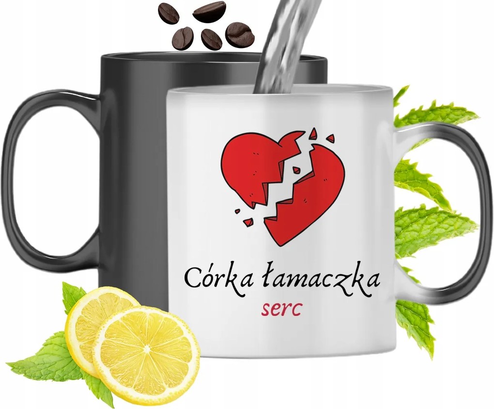 Mágikus Bögre Lányának Színváltós, fényképes nyomattal