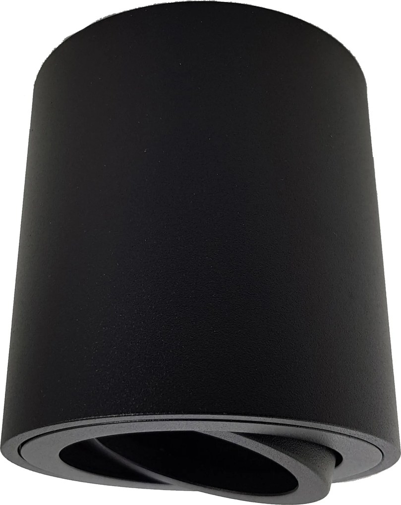 Falra Szerelhető Lámpatest GU10 Led Cső Fekete