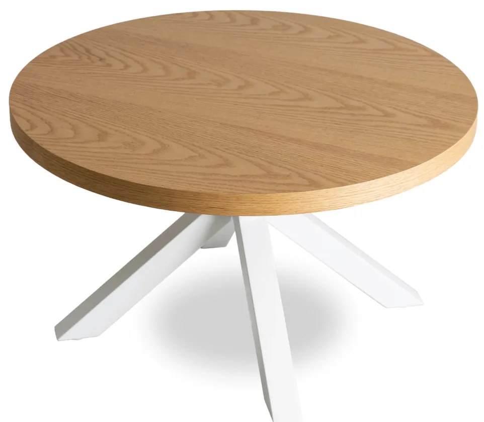 Dohányzóasztal Tölgy/Fehér Színben. LINCOLN