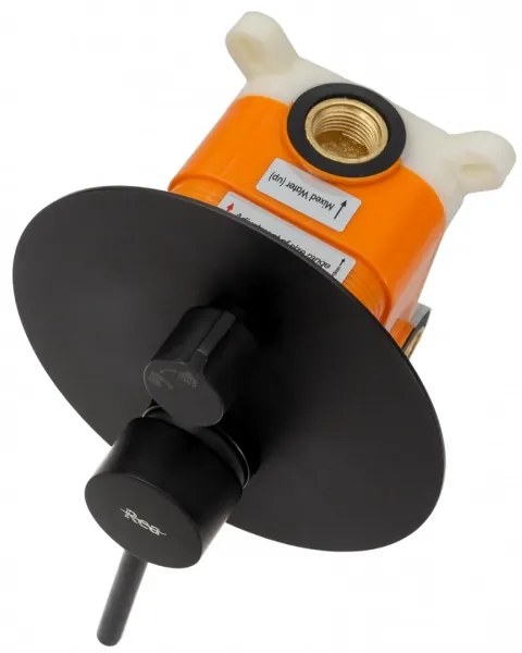 REA-P4100 - LUNGO falba süllyesztett csaptelepes zuhanyszett, fekete