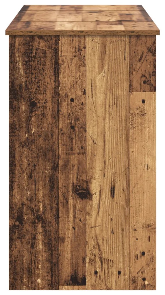 Sminkasztal Tükörrel Régi Fa 100x45x76 cm