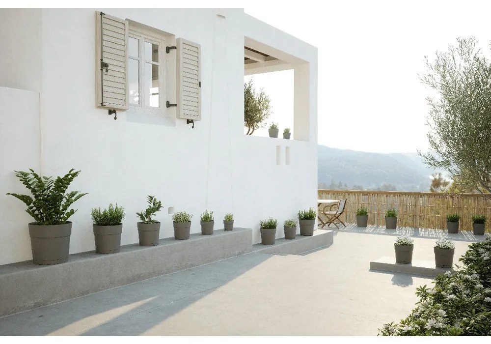 Újrahasznosított műanyag virágcserép ø 20 cm Capri – Artevasi