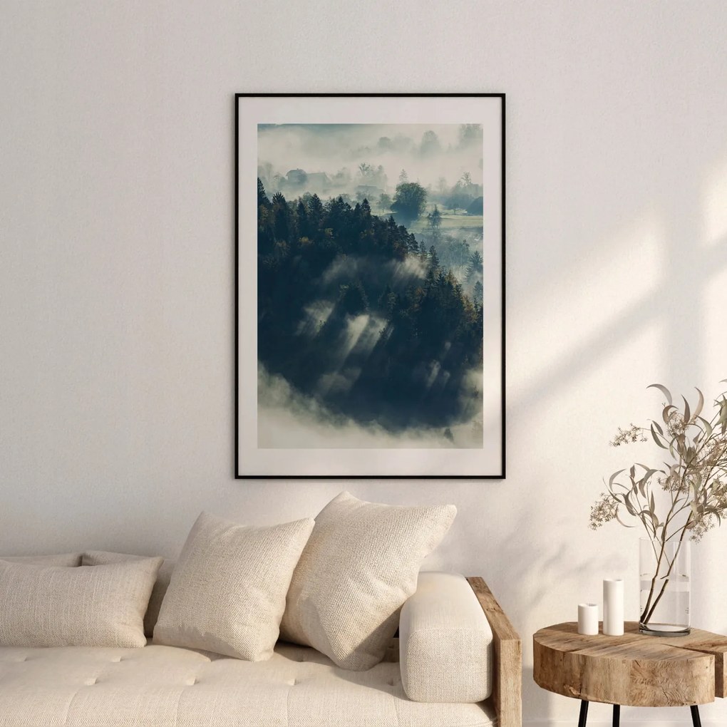 Poszter Ködfüggöny 50x70 cm Matt