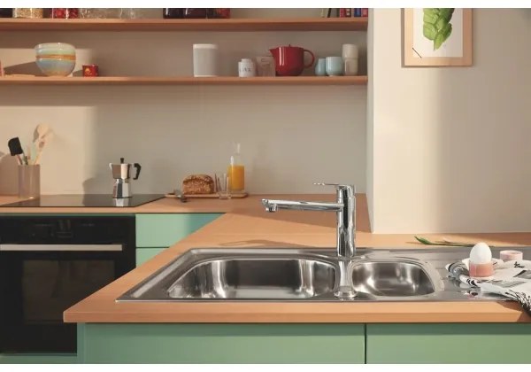 GROHE 31564SD1 - K200 konyhai mosogató 965 × 500 mm rozsdamentes acél