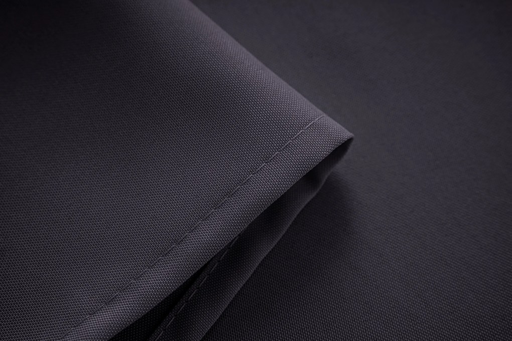 Függöny OXFORD LIGHT 140x250 cm, sötétszürke Felfüggesztés: Hullámos sínszalag