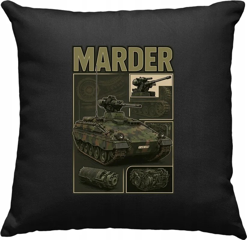 Bundeswehr párna Marder Ifv 1 fekete