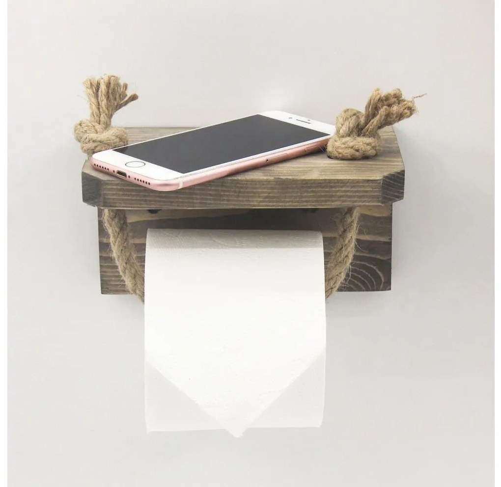 Vécépapír tartó 10x17 cm fenyő