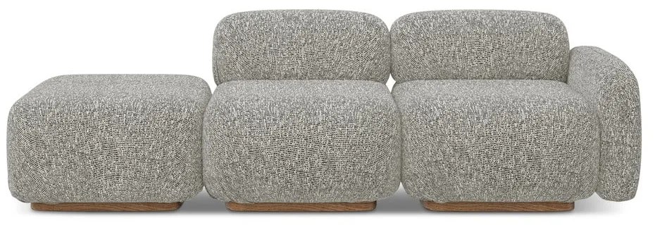 Szürke moduláris heverő (jobb oldali) Ailani – Makamii