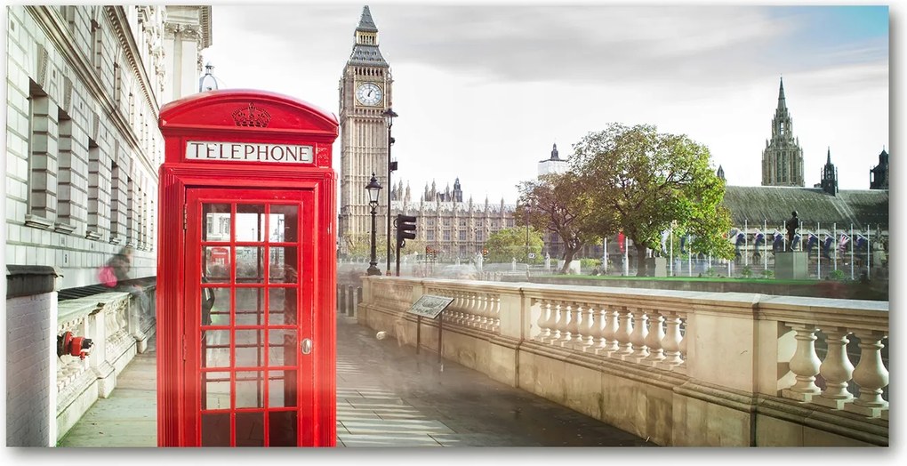 Fotó üveg kép Telefonfülke 140x70