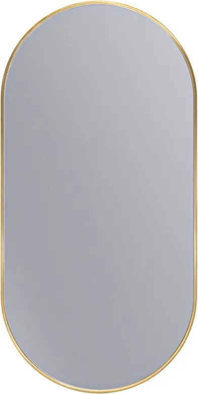 Erga Oval, ovális tükör 50x100cm, arany keret, ERG-V01-OVAL-5010-GD
