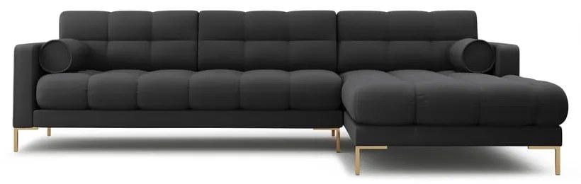 Sötétszürke sarokkanapé (jobb oldali) Bali – Cosmopolitan Design