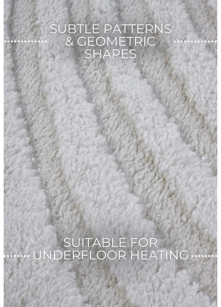 Krémszínű szőnyeg 80x120 cm Pigment Cream White – Elle Decoration