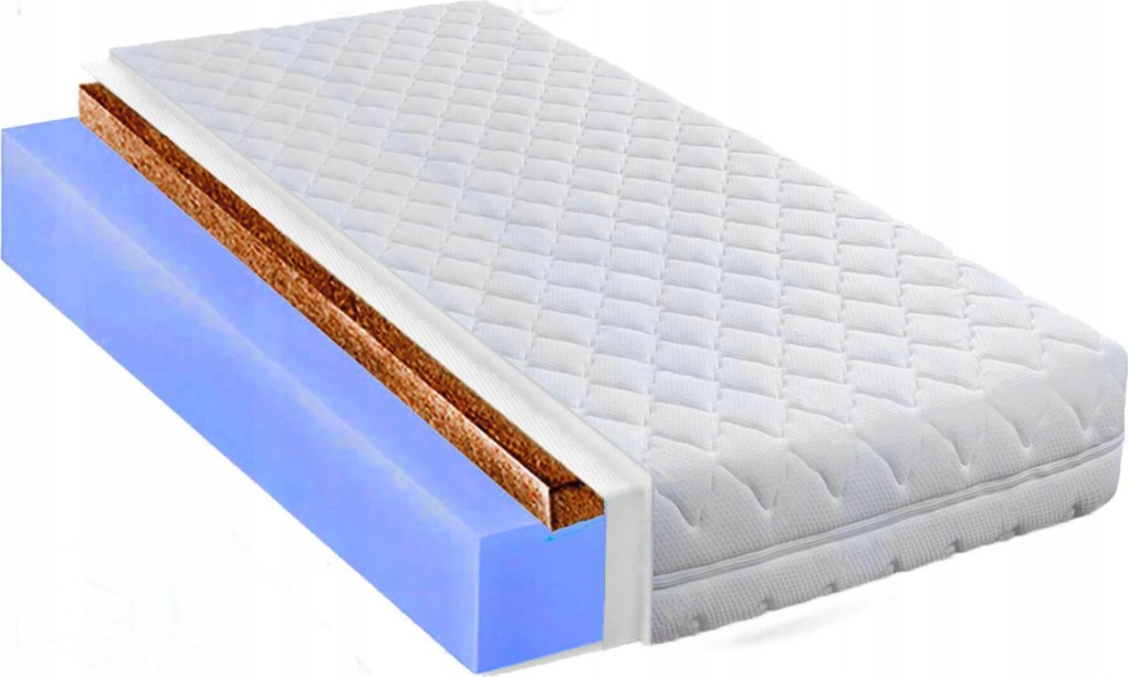 H4 Kemény matrac 170x180 ortopéd kókusz H5 26cm merevített habbal