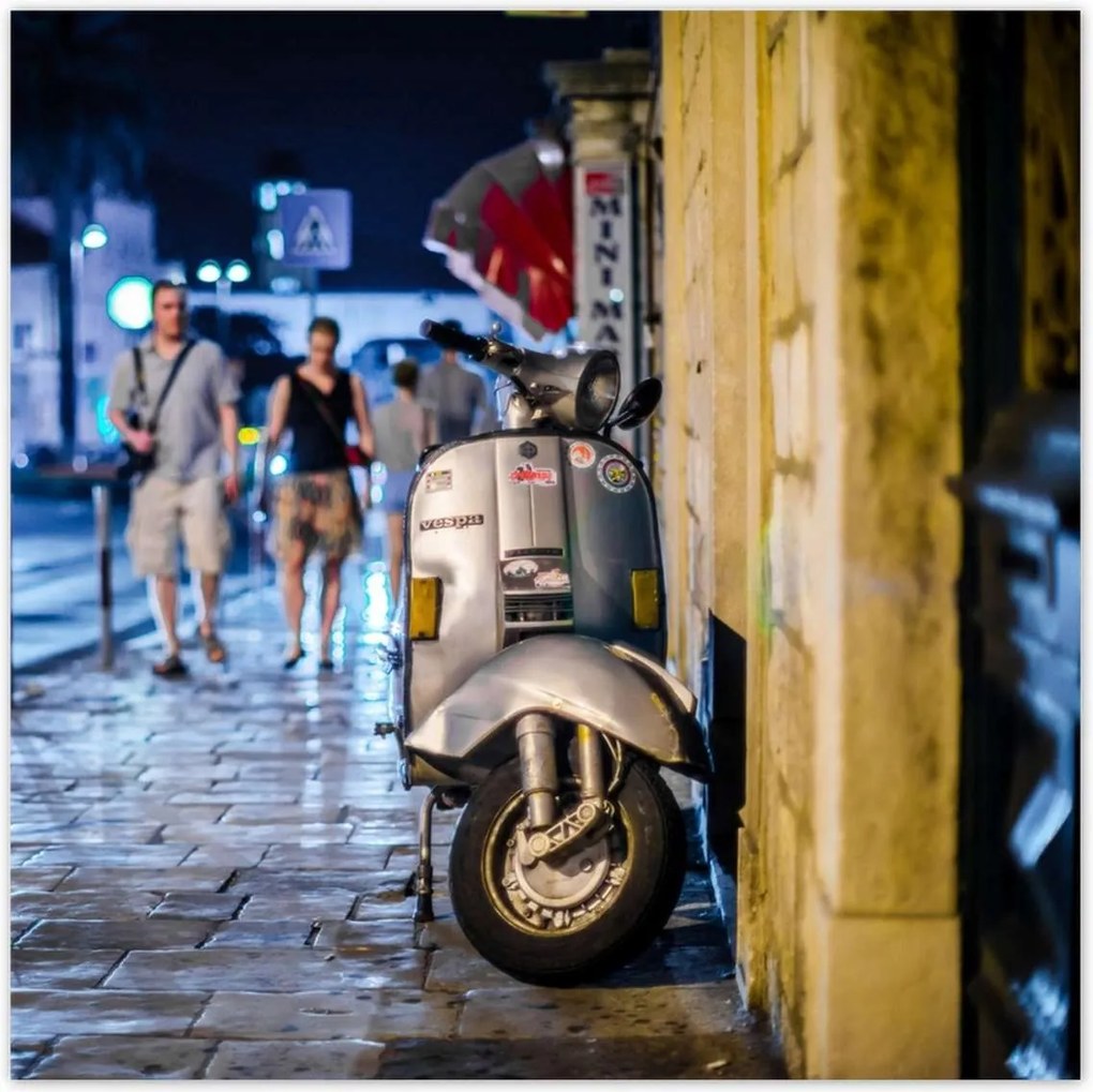 Poszterek 100x100 Vespa robogó