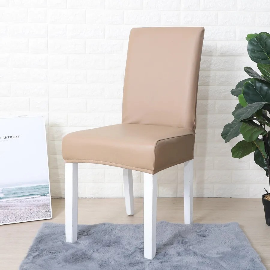 SzékHuzat Étkezőszékre (vízálló műbőr, kapucsínó barna)