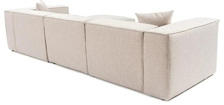 Sarokkanapé Lora (L1-O1-1R-POUFFE ) - Világos Barna