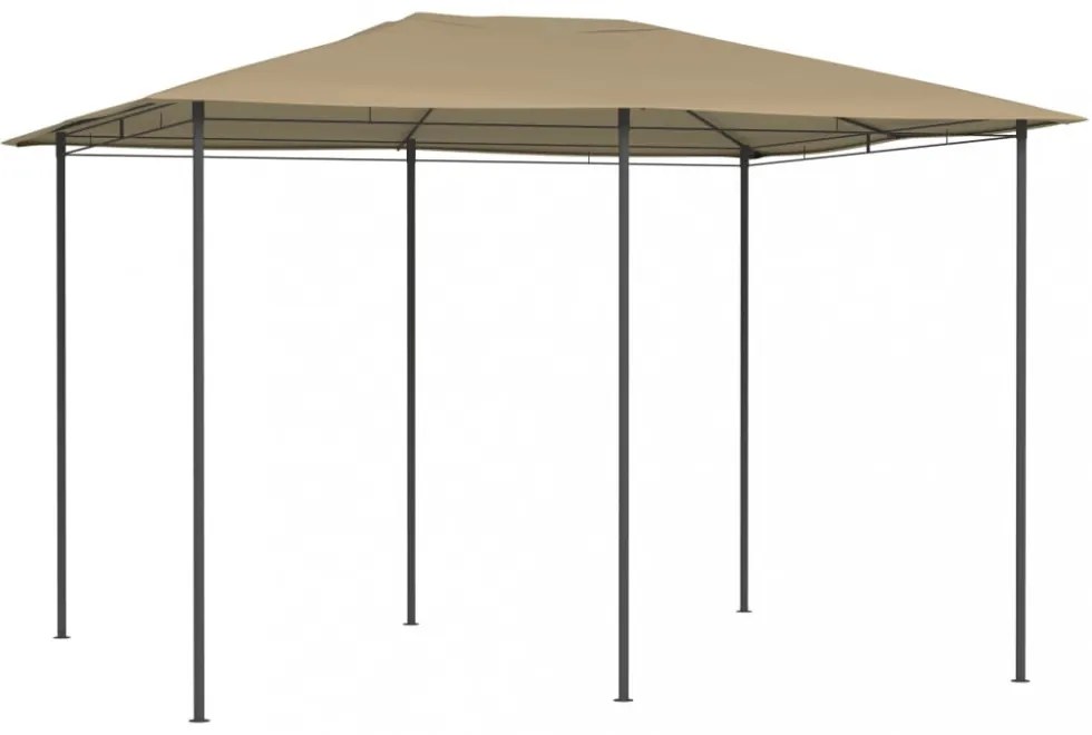 tópszínű pavilon 3 x 4 x 2,6 m 160 g/m²