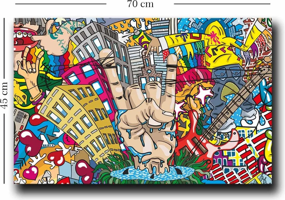 Vászonkép, 45×70 cm – 4570POP-012