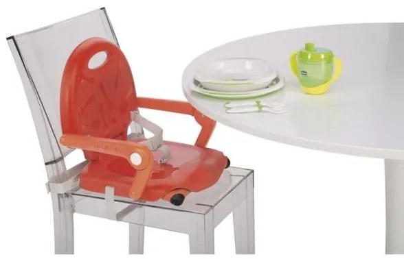 Chicco - Hordozható gyermekülés székmagasító POCKET SNACK piros