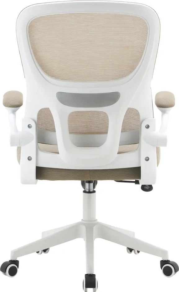 Irodai szék, bézs/fehér, RAKIN
