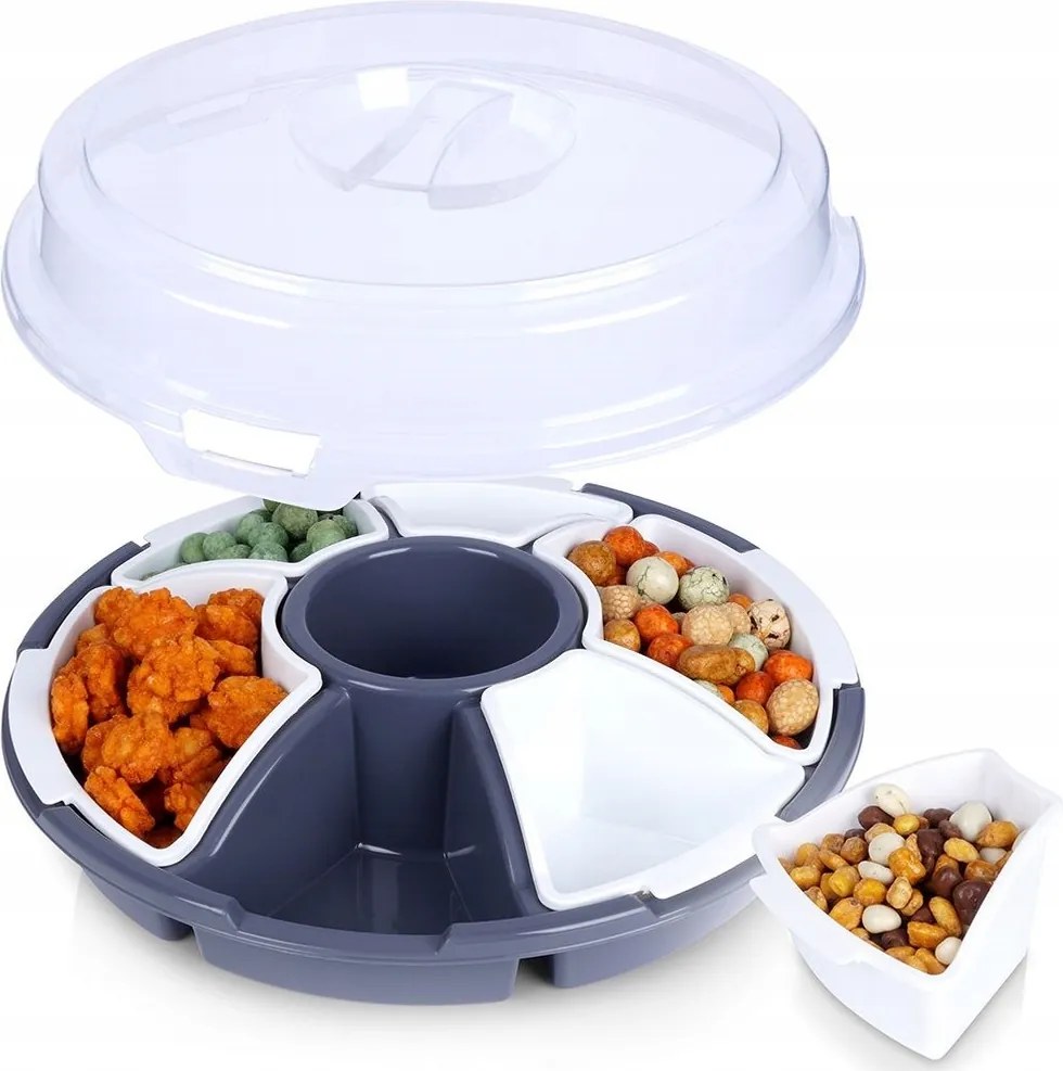 Tortatálca Tálaláshoz, Átlátszó Fedéllel 33 CM