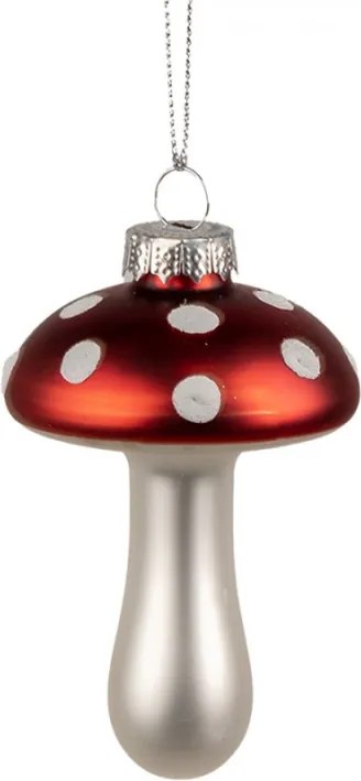 Üveg karácsonyi dísz légyfogó I 6x9 cm