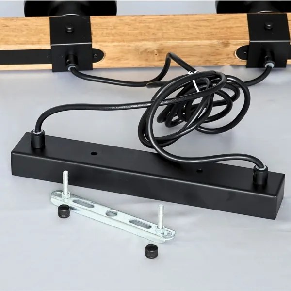 Brilagi - Kábeles függőlámpa VISTA 4xE27/60W/230V tölgy